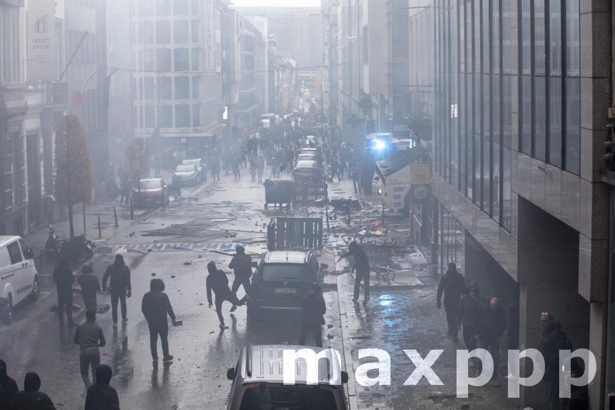 Brussels protest corona restrictions