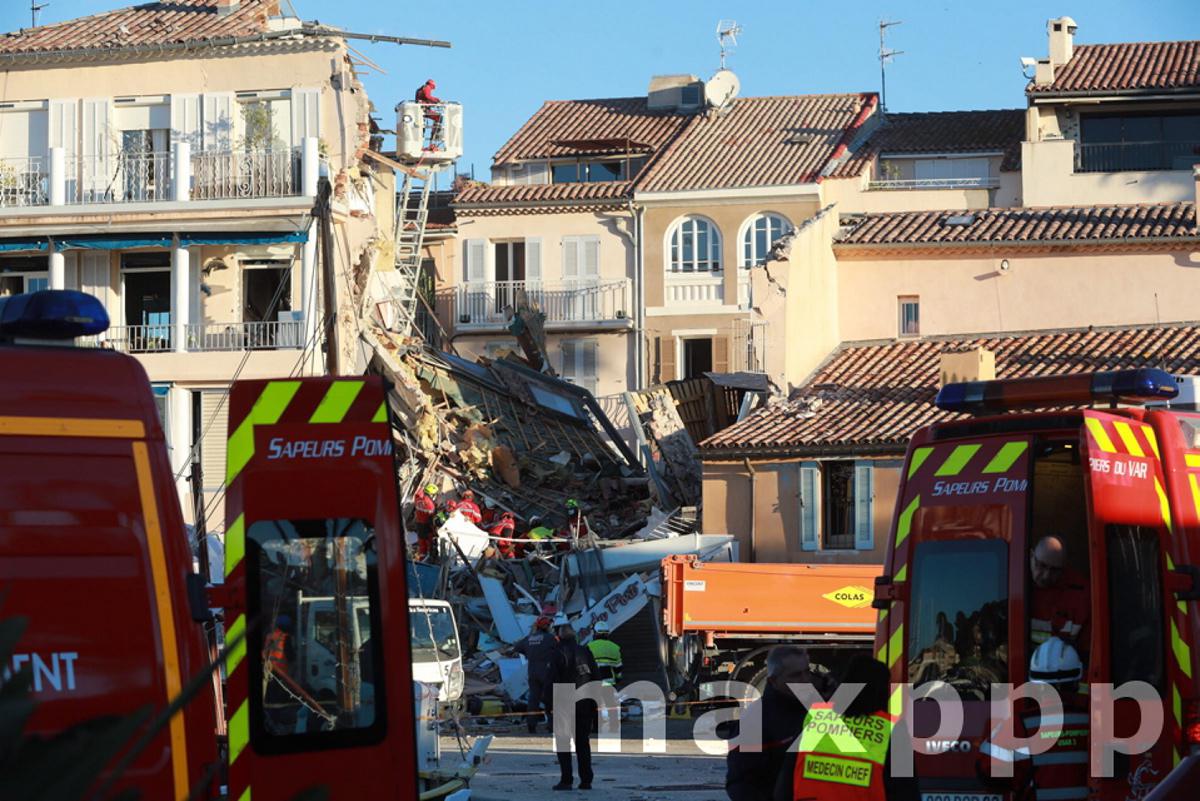 Un immeuble s'est effondré à Sanary-sur-Mer