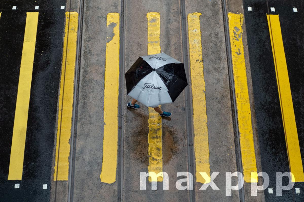 Rain in Hong Kong