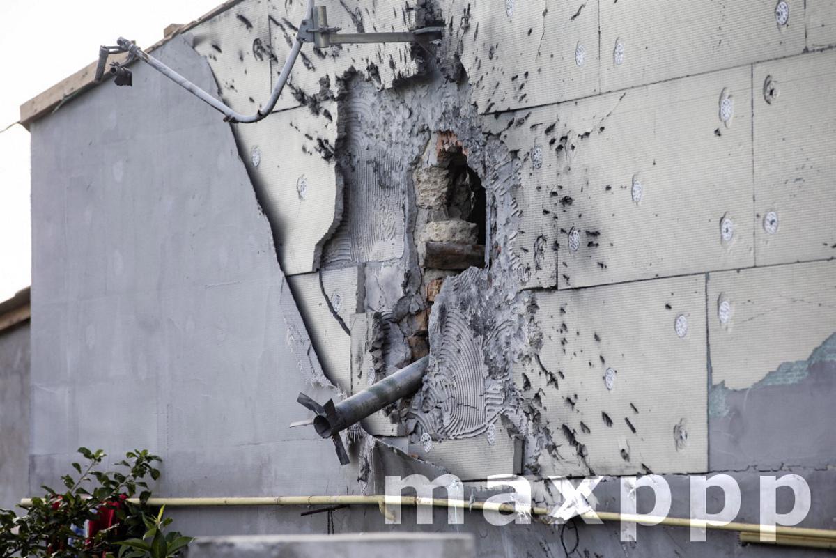 Shelling near Mykolaiv