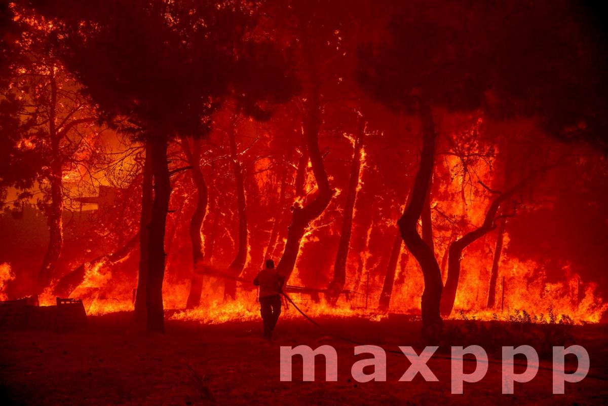 Wildfires, Lesvos, Greece
