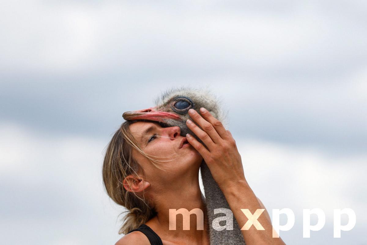 Wendy Adriaens, animal rescue farms owner and Ostrich Whisperer