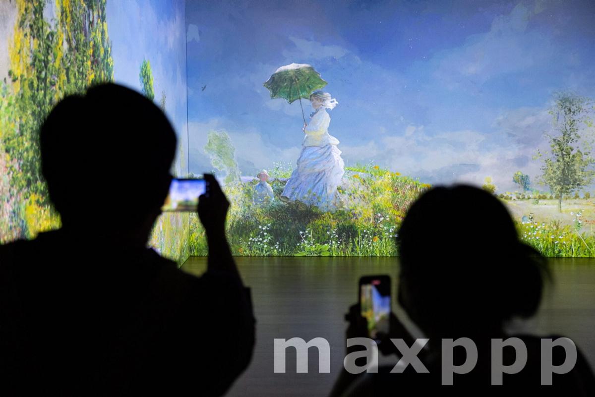 Immersive experience exhibition of Claude Monet