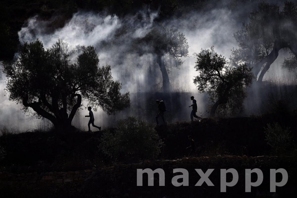 Clashes after a protest against the Israeli settler outpost of Evyatar