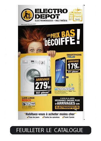 Le Nouveau Catalogue Électro Dépôt promotions est en ligne ! Catalogue ELECTRO DEPOT à feuilleter en ligne sur