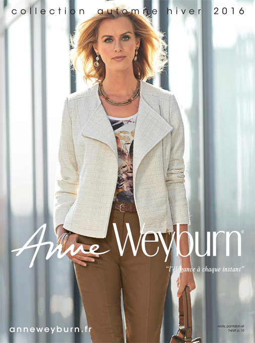 Anne Weyburn Découvrez Le Nouveau Catalogue Automne 2016