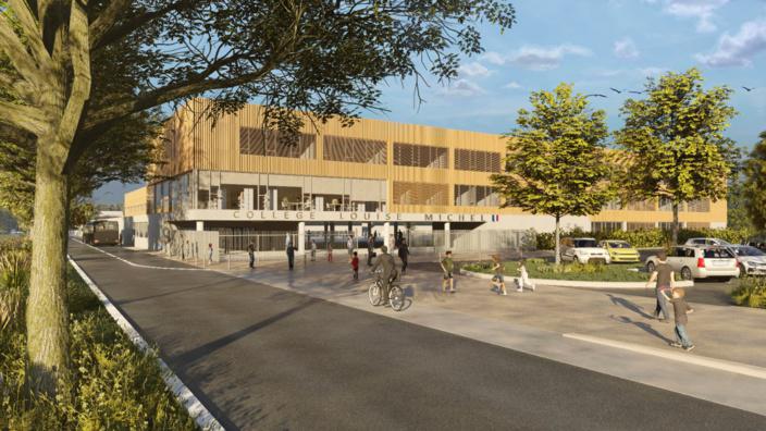 Reconstruit à Bourneville-Sainte-Croix, le collège Louise-Michel sera opérationnel début 2023 