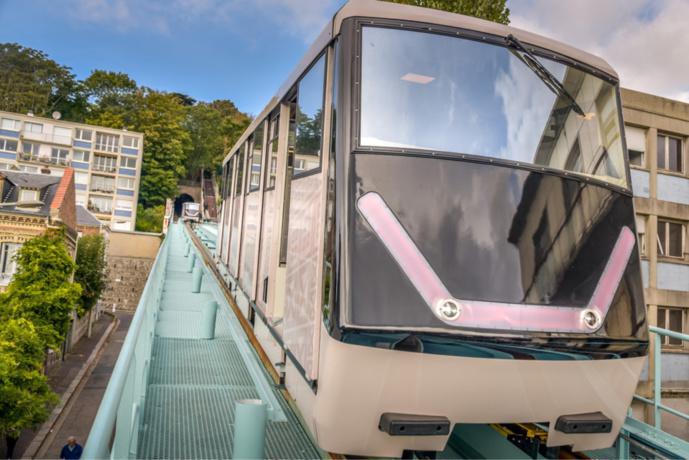 Le funiculaire du Havre reprend du service lundi après plus de 6 mois de travaux Le funiculaire du Havre reprend du service lundi après plus de 6 mois de travaux