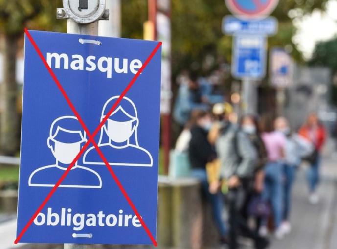 Seine-Maritime : le port du masque n’est plus obligatoire en extérieur à partir du 2 février Seine-Maritime : le port du masque n’est plus obligatoire en extérieur à partir du 2 février