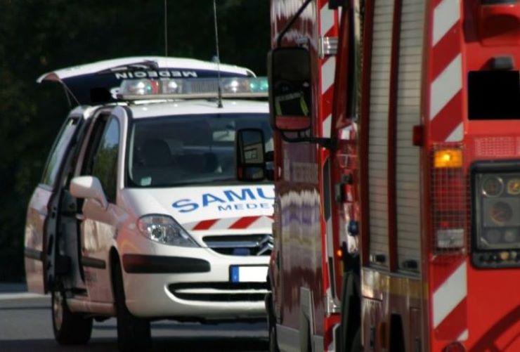 Exercice "nombreuses victimes" sur la RD240 ce jeudi à Baons-le-Comte, en Seine-Maritime