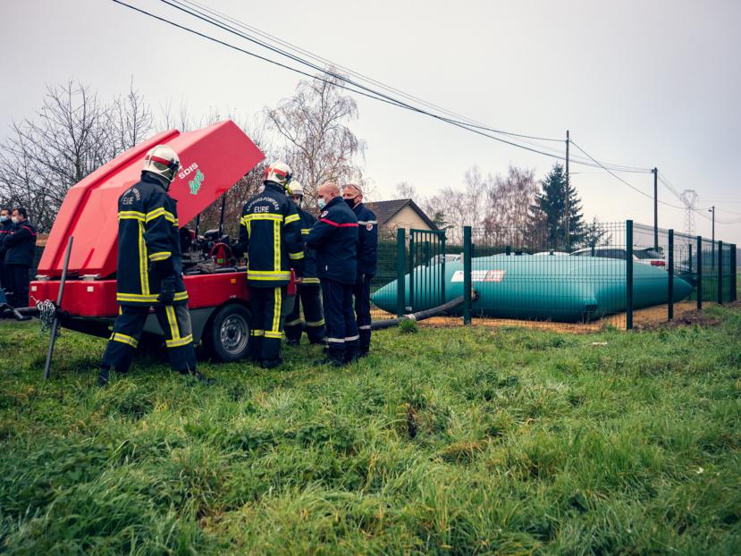 Défense incendie dans l'Eure : des moyens pour faire face à la sécheresse et au réchauffement climatique