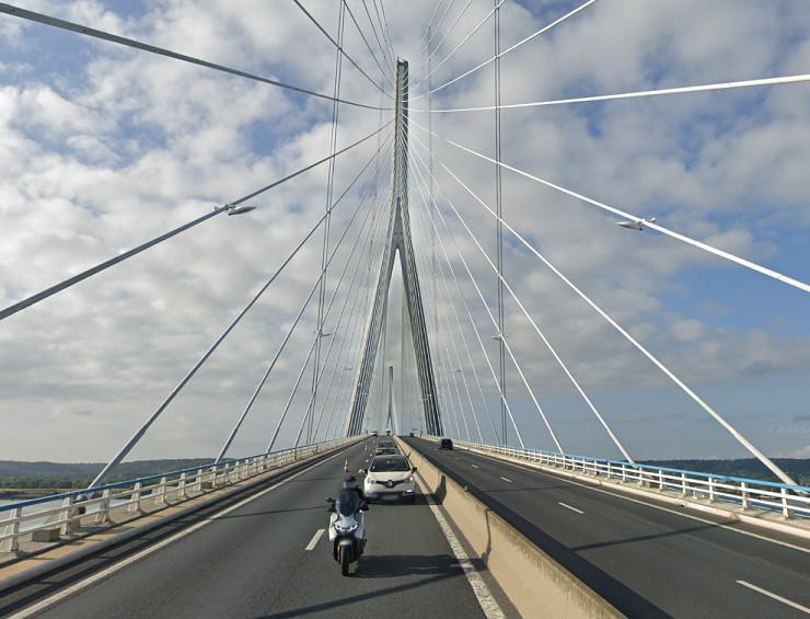 Le pont de Normandie fermé mercredi soir dans les deux sens de circulation Le pont de Normandie fermé mercredi soir dans les deux sens de circulation