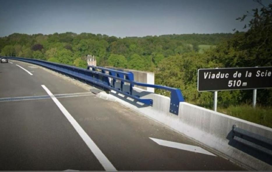 Le viaduc de la Scie (RN27) fermé vers Dieppe pendant trois jours pour des travaux de nettoyage  Le viaduc de la Scie (RN27) fermé vers Dieppe pendant trois jours pour des travaux de nettoyage