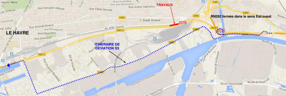 Le boulevard de Leningrad, au Havre, fermé à la circulation la nuit du 20 au 21 juin Le boulevard de Leningrad, au Havre, fermé à la circulation la nuit du 20 au 21 juin