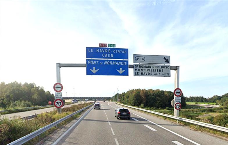  L' A29 fermée en direction du pont de Normandie la nuit du 18 au 19 septembre