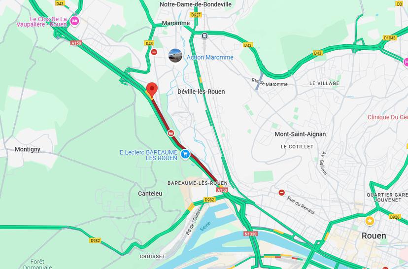 Accident grave sur l’A150 entre Rouen et Yvetot : quatre jeunes blessés, dont deux en urgence absolue Accident grave sur l’A150 entre Rouen et Yvetot : quatre jeunes blessés, dont deux en urgence absolue