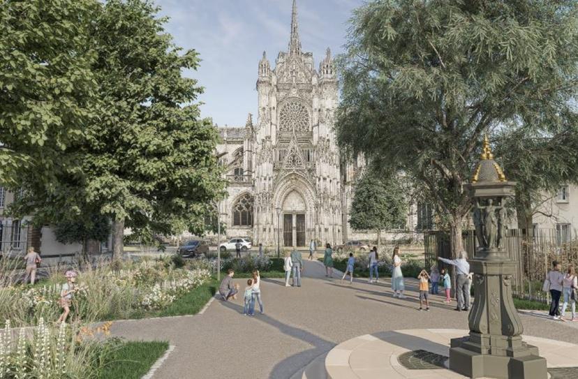 Évreux : le square Delaunay ferme au public pendant 4 mois en raison de travaux d’aménagement
