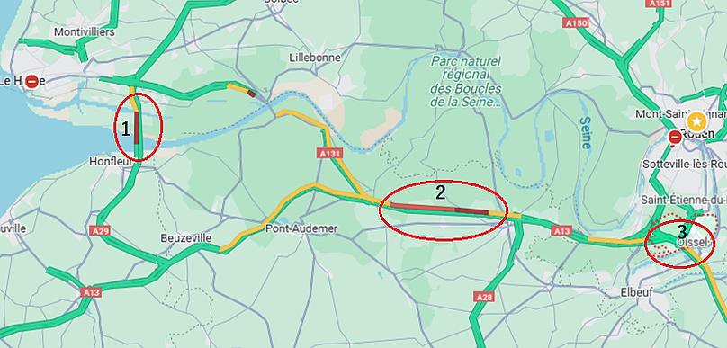 A13 : trafic très perturbé ce 1er mai dans les Yvelines, l’Eure et la Seine-Maritime