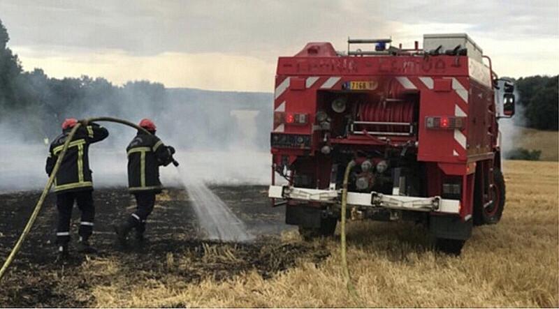 Feu de végétation à Petit-Couronne : 1,7 hectare brûlé, l’entreprise voisine épargnée