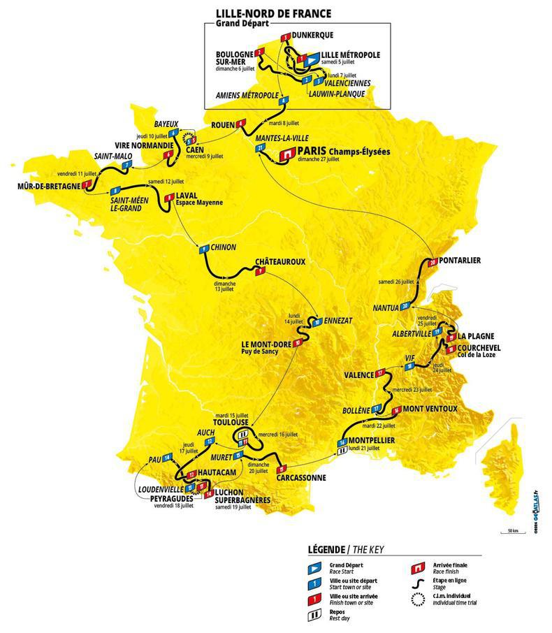 En Seine-Maritime et dans l'Eure, le Tour de France a fait vibrer les spectateurs, troublés à Rouen par un homme armé