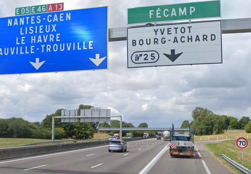 Création d'un giratoire : bretelles fermées sur l'A13 au diffuseur de Bourg-Achard (Eure) du 28 juillet au 1er août