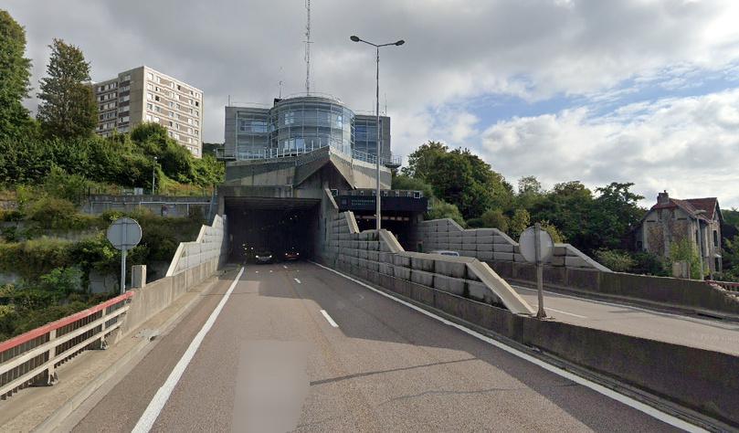 RN28 : fermetures de nuit du tunnel de la Grand’Mare à Rouen pour travaux de maintenance