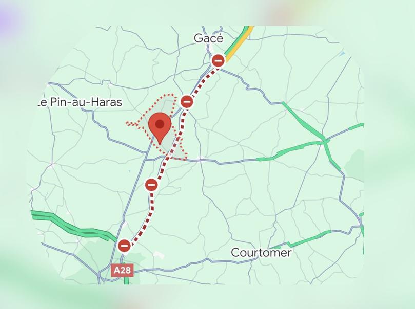 Accident de poids lourd sur l’A28 dans l’Orne : circulation coupée dans les deux sens Accident de poids lourd sur l’A28 dans l’Orne : circulation coupée dans les deux sens