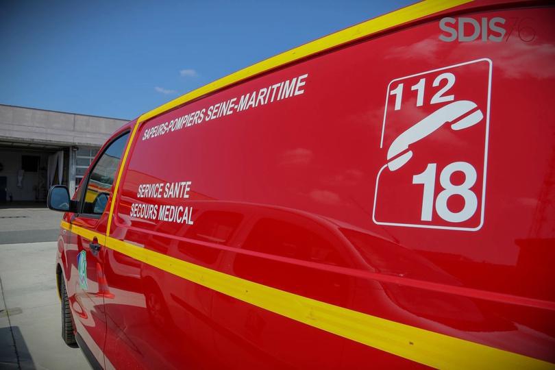 Collision à Yvetot entre une ambulance privée et un véhicule utilitaire : quatre blessés légers