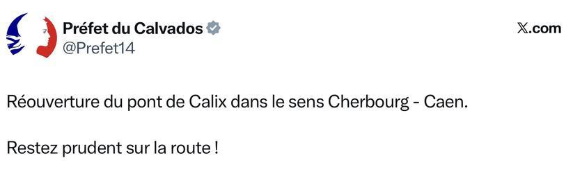 Sept véhicules impliqués dans un accident sur le viaduc de Calix à Caen : gros bouchons à l’heure de pointe