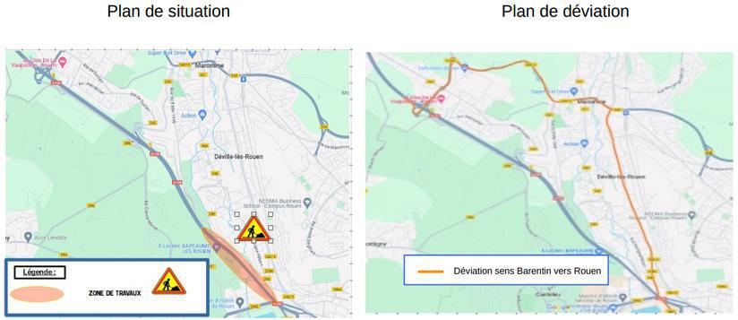 Travaux nocturnes : l’A150 et la RN28 fermées à la circulation plusieurs nuits à partir de mercredi