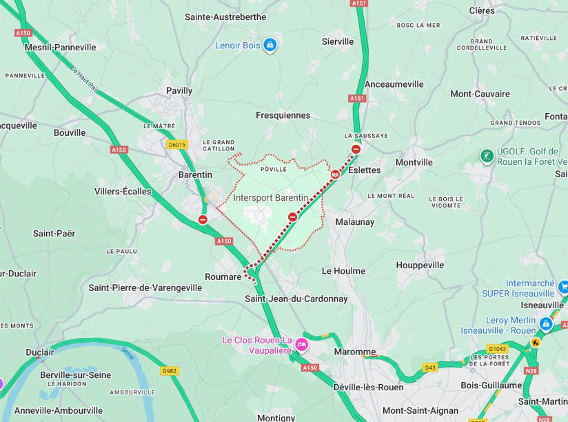 Camion-citerne couché : l’A151 fermée à la circulation entre Eslettes et Pissy-Pôville, en Seine-Maritime
