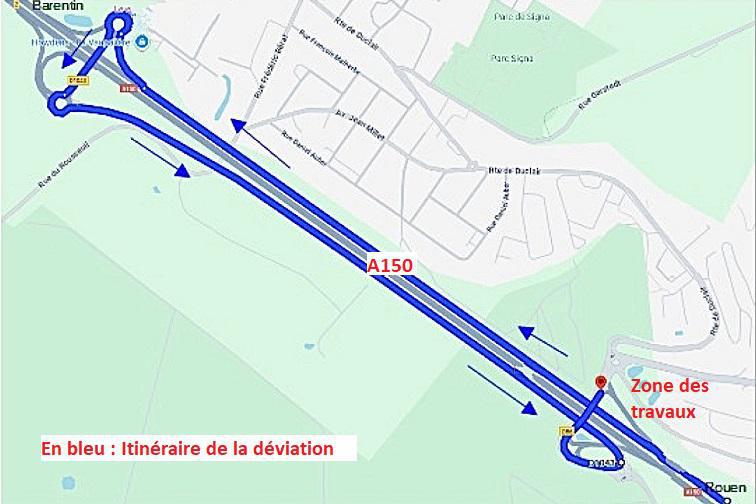 Sondages géotechniques sur l'A150 à Maromme : prolongement des travaux jusqu’au vendredi 5 décembre Sondages géotechniques sur l'A150 à Maromme : prolongement des travaux jusqu’au vendredi 5 décembre