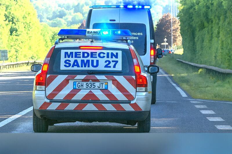 Collision entre deux voitures à Venon (Eure) : deux jeunes hommes blessés, dont un grièvement