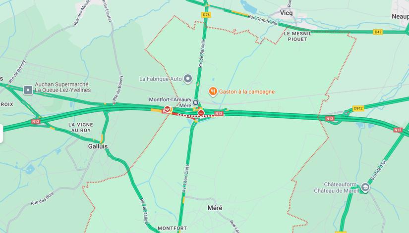 Manifestation des agriculteurs : la RN12 coupée vers Paris dans les Yvelines Manifestation des agriculteurs : la RN12 coupée vers Paris dans les Yvelines
