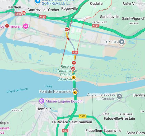 Accident sur l’A29 à Oudalle : un véhicule de pompiers percuté, dix blessés dont trois graves Accident sur l’A29 à Oudalle : un véhicule de pompiers percuté, dix blessés dont trois graves