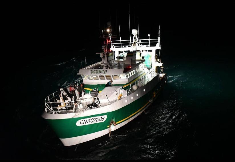 Abordage au large de Fécamp : un navire de pêche secouru après une voie d’eau Abordage au large de Fécamp : un navire de pêche secouru après une voie d’eau