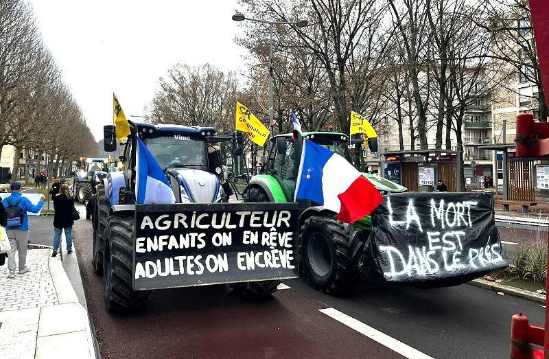 Opération « Escargot » des agriculteurs : les tracteurs attendus sur l’A28 et à Rouen ce jeudi après-midi