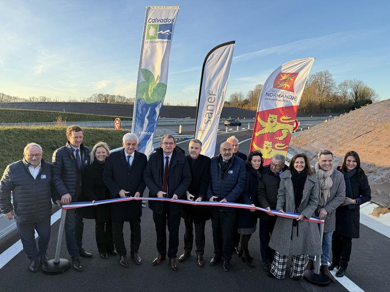 A13 : un nouveau demi-diffuseur inauguré à La Haie Tondue pour fluidifier l’accès au secteur