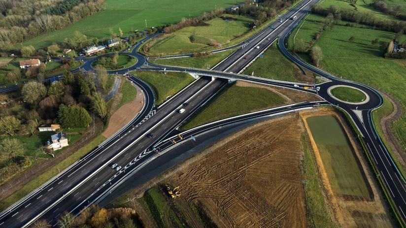 A13 : un nouveau demi-diffuseur inauguré à La Haie Tondue pour fluidifier l’accès au secteur
