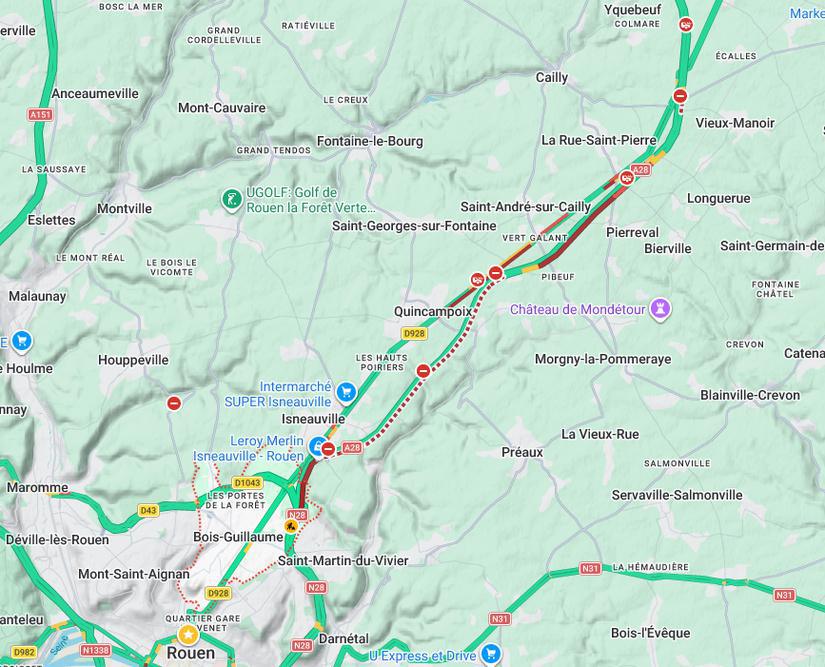 FLASH INFO - Carambolage sur l’A28 en Seine-Maritime : une quinzaine de véhicules impliqués, l’autoroute coupée vers Abbeville FLASH INFO - Carambolage sur l’A28 en Seine-Maritime : une quinzaine de véhicules impliqués, l’autoroute coupée vers Abbeville