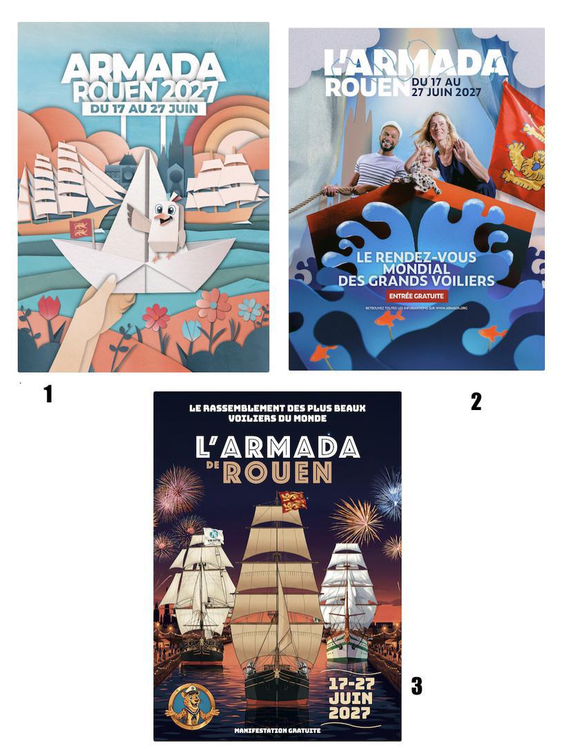 Armada 2027 : le public invité à choisir l’affiche officielle parmi trois créations