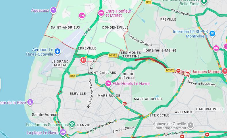 Seine-Maritime : mort d’un motard ce matin après une sortie de route sur la rocade nord près du Havre Seine-Maritime : mort d’un motard ce matin après une sortie de route sur la rocade nord près du Havre