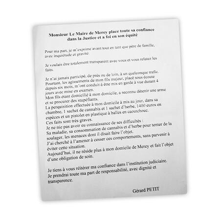 Eure : le maire de Merey s’exprime après sa mise en cause dans une affaire de stupéfiants liée à son fils