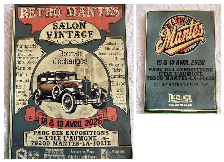 Rétro Mantes : le salon vintage revient en avril au parc des expositions Rétro Mantes : le salon vintage revient en avril au parc des expositions