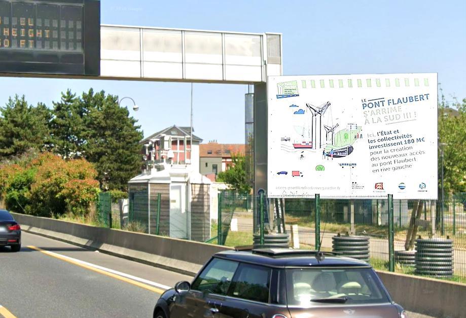 Pont Flaubert à Rouen : trois nuits de fermeture pour les travaux de raccordement à la Sud III