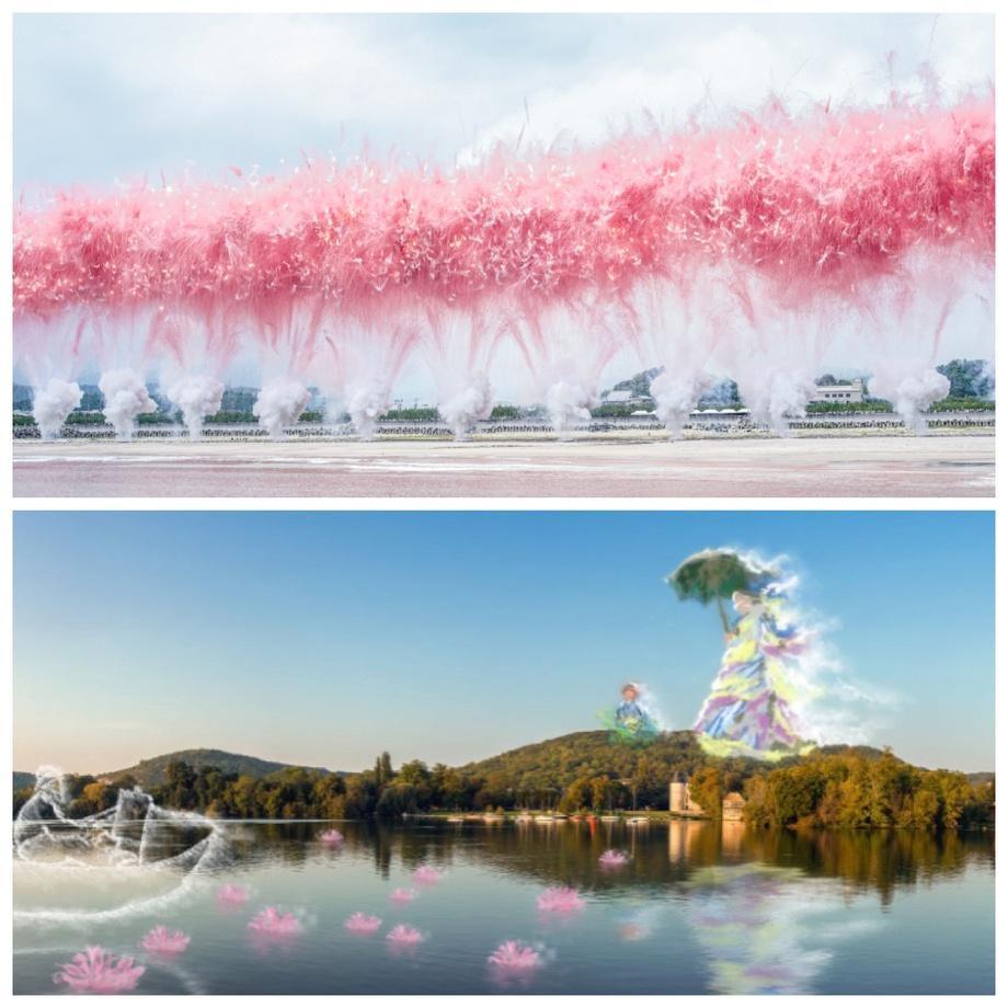 À Vernon, un feu d’artifice de jour monumental pour lancer Normandie Impressionniste À Vernon, un feu d’artifice de jour monumental pour lancer Normandie Impressionniste