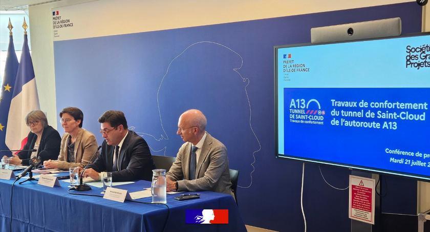 Autoroute A13 : le tunnel de Saint-Cloud fermé vers la Normandie pendant plus de neuf mois
