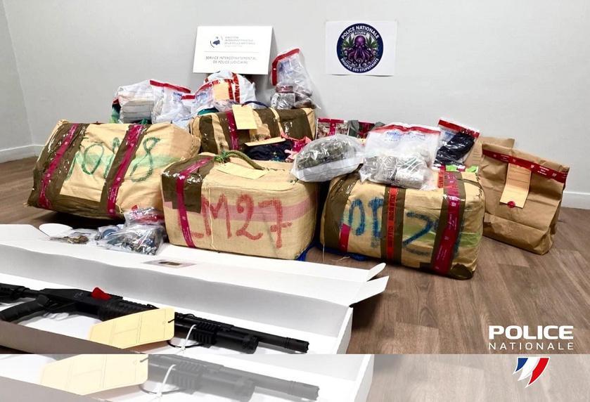 Agglomération rouennaise : 185 kg de stupéfiants et un fusil à pompe saisis lors d’une perquisition