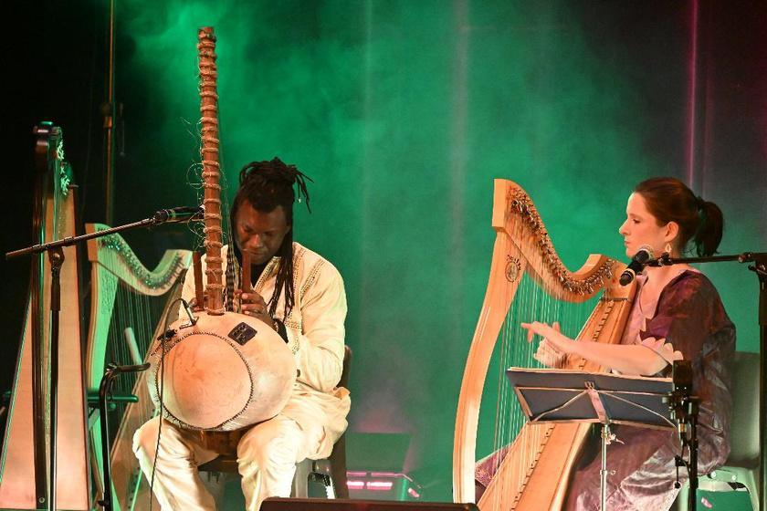 Harpe et kora réunies au Château de Vascoeuil pour un voyage musical entre les continents