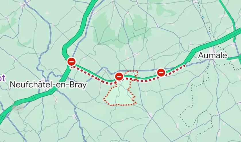 Accident sur l’A29 : la circulation a repris près de Neufchâtel-en-Bray Accident sur l’A29 : la circulation a repris près de Neufchâtel-en-Bray